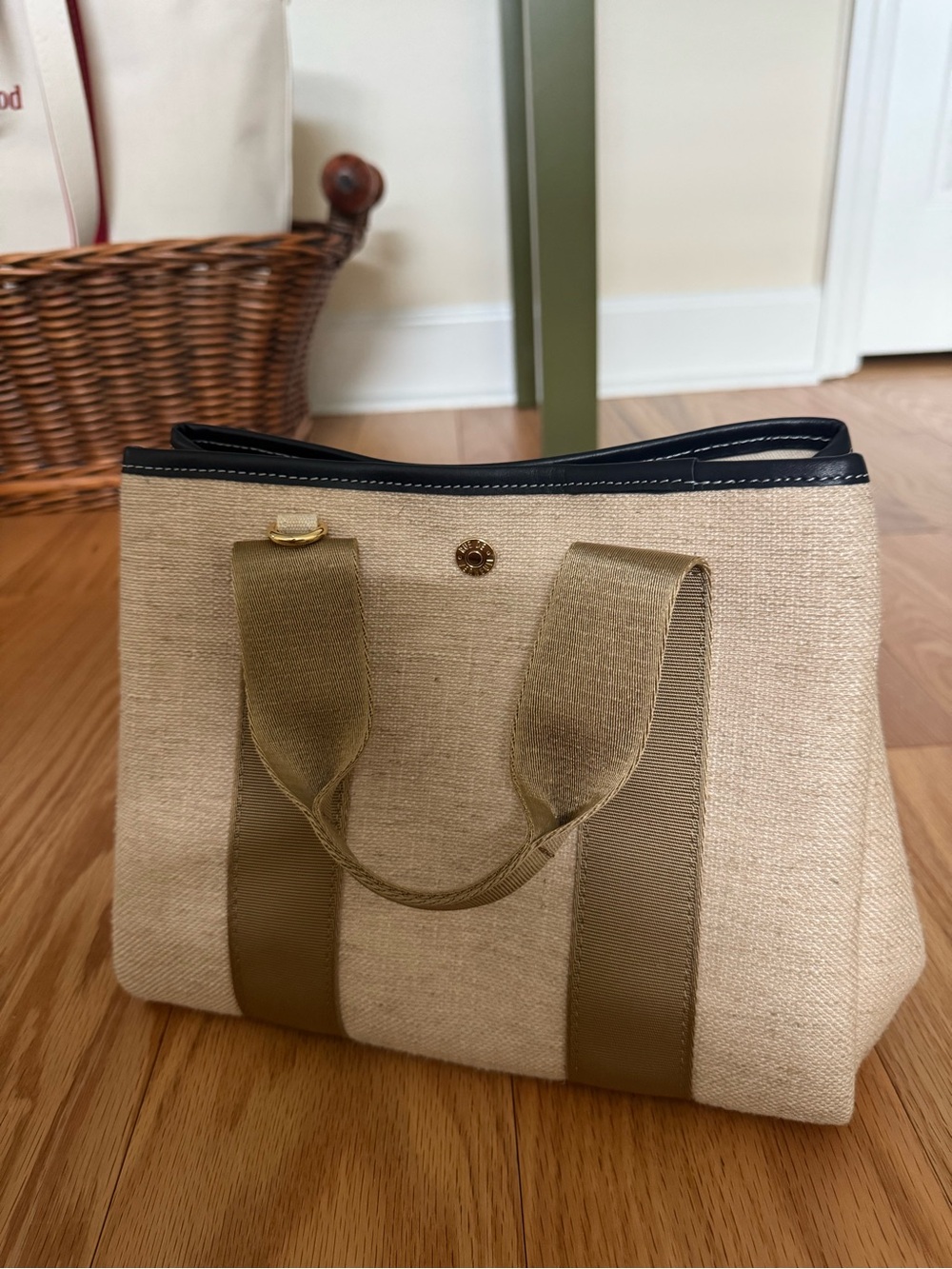 Rue de Verneuil Traversée Bag in Linen Beige - Picture 2 of 4
